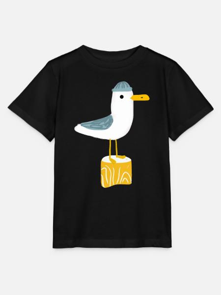 Möwe - Stanley/Stella Kinder T-Shirt MINI CREATOR - Schwarz