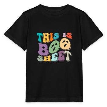 This is Boo Sheet - Stanley/Stella MINI CREATOR Kids’ T-Shirt - black - Front - Mikhail (115cm)