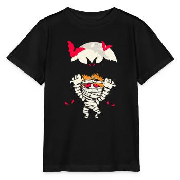 Momie d’Halloween - T-shirt bio MINI CREATOR Stanley/Stella Enfant - noir - Devant - Mikhail (115cm)