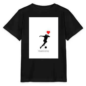 the game we love - Stanley/Stella Kinder T-Shirt MINI CREATOR  - Schwarz - Vorne - Mikhail (115cm)