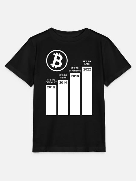 Crypto Bitcoin Trading - Stanley/Stella Kinder T-Shirt MINI CREATOR - Schwarz