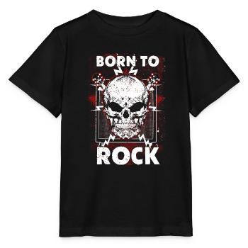 Musique rock - Born To Rock - T-shirt bio MINI CREATOR Stanley/Stella Enfant - noir - Devant - Mikhail (115cm)