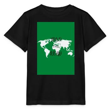 TRAVEL THE WORLD - Stanley/Stella Kinder T-Shirt MINI CREATOR  - Schwarz - Vorne - Mikhail (115cm)