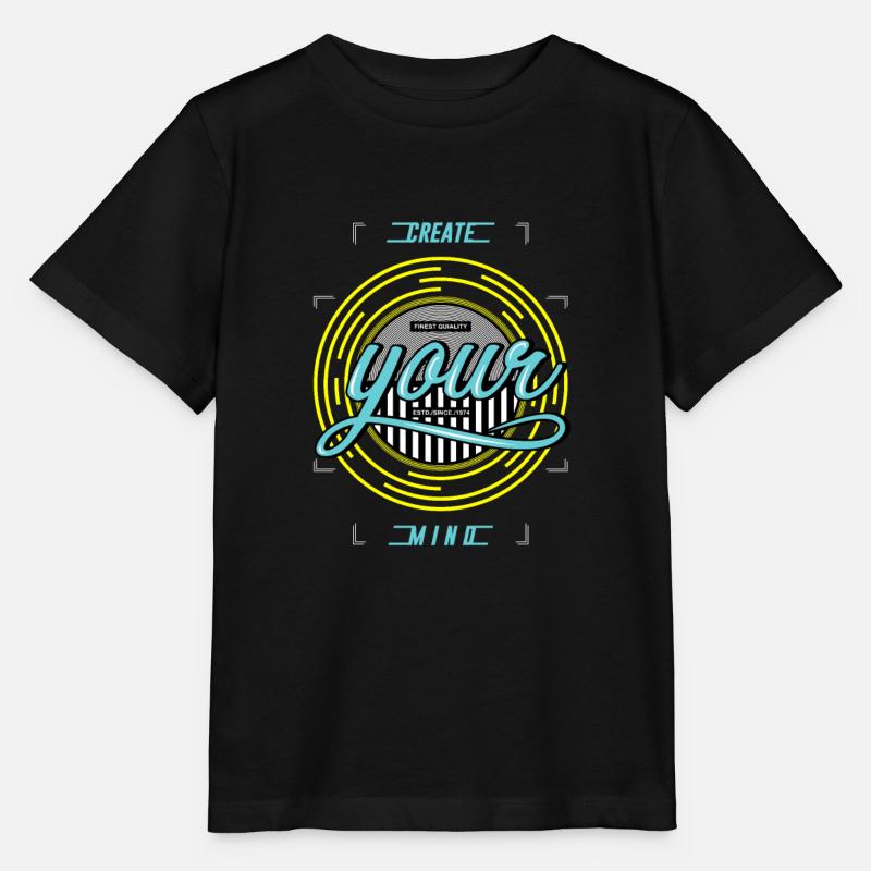 Create your minds - T-shirt bio MINI CREATOR Stanley/Stella Enfant - noir