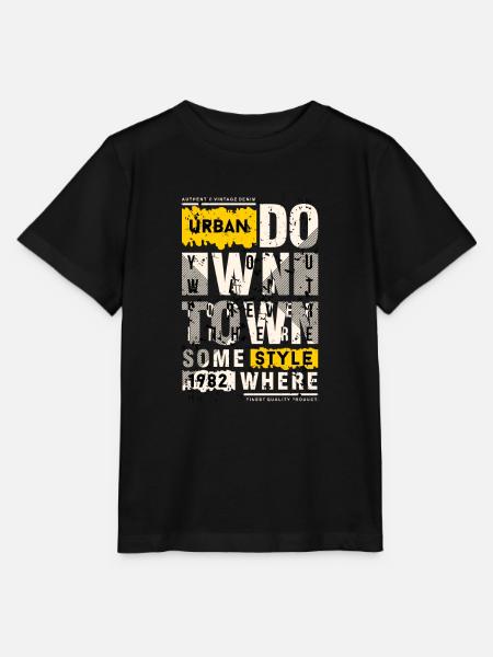 Urbaner Downtown-Stil - Stanley/Stella Kinder T-Shirt MINI CREATOR  - Schwarz