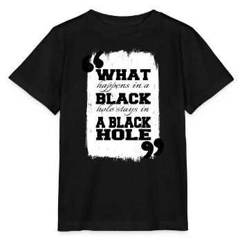 humor weightless spaceship funny quote - Stanley/Stella Kinder T-Shirt MINI CREATOR  - Schwarz - Vorne - Mikhail (115cm)