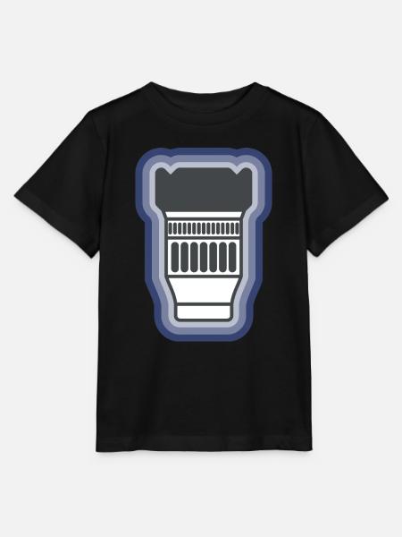 Kameraobjektiv - Stanley/Stella Kinder T-Shirt MINI CREATOR - Schwarz