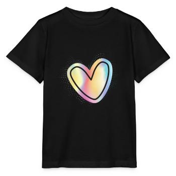 Heart - Stanley/Stella Kinder T-Shirt MINI CREATOR  - Schwarz - Vorne - Mikhail (115cm)