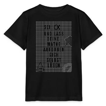 Alpha - Stanley/Stella Kinder T-Shirt MINI CREATOR  - Schwarz - Vorne - Mikhail (115cm)