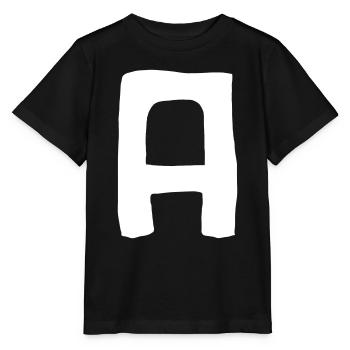 Un vecteur - T-shirt bio MINI CREATOR Stanley/Stella Enfant - noir - Devant - Mikhail (115cm)