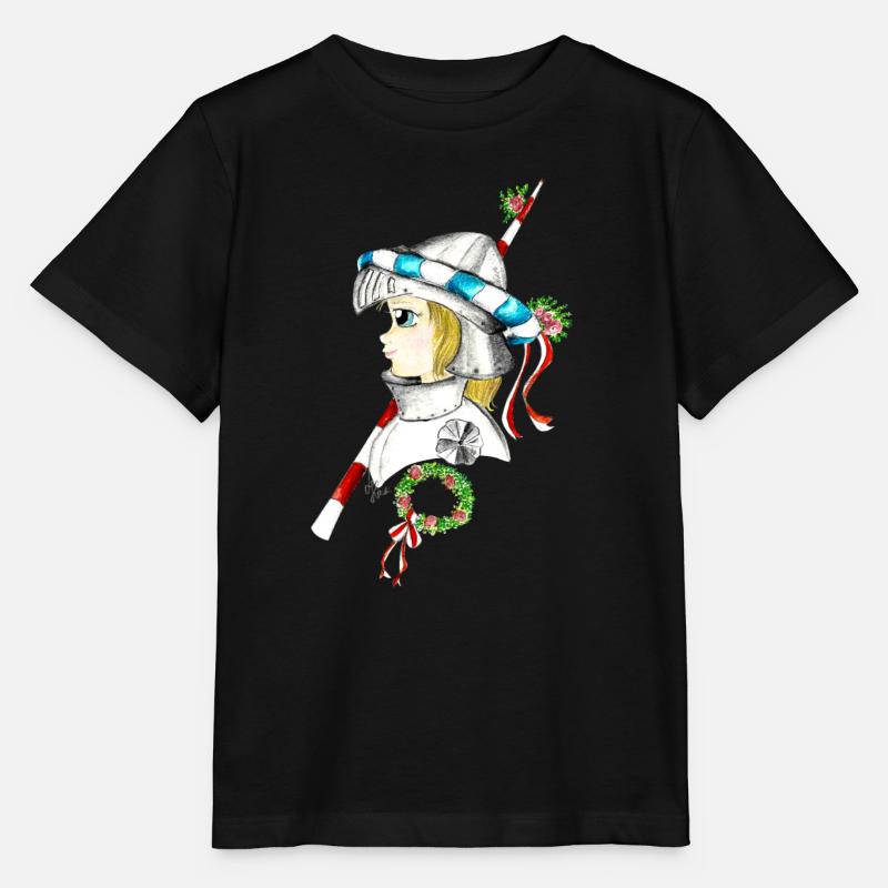 Landshuter Hochzeits-Ritter - Stanley/Stella Kinder T-Shirt MINI CREATOR - Schwarz