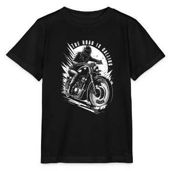 The road calls - Stanley/Stella MINI CREATOR Kids’ T-Shirt - black - Front - Mikhail (115cm)