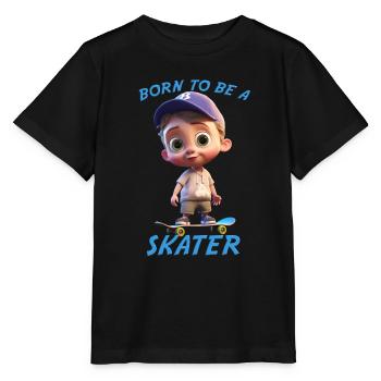 Born To Be A Skater (Boy) - Stanley/Stella MINI CREATOR Kids’ T-Shirt - black - Front - Mikhail (115cm)