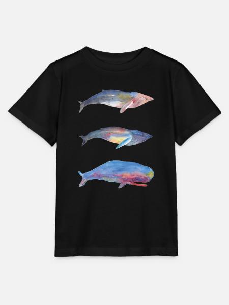 3 Wale - Stanley/Stella Kinder T-Shirt MINI CREATOR - Schwarz