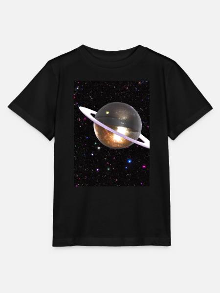 Funky Planet - Stanley/Stella Kinder T-Shirt MINI CREATOR - Schwarz