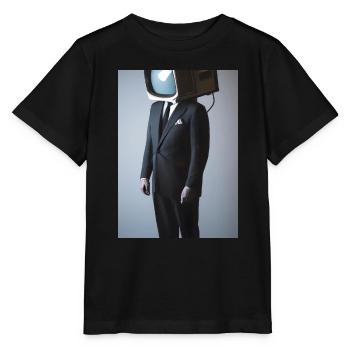 Anzug Tube TV Mann - Stanley/Stella Kinder T-Shirt MINI CREATOR  - Schwarz - Vorne - Mikhail (115cm)
