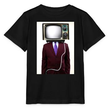 Anzug Tube TV Mann - Stanley/Stella Kinder T-Shirt MINI CREATOR  - Schwarz - Vorne - Mikhail (115cm)