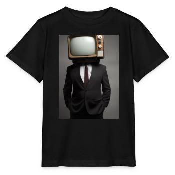Anzug Tube TV Mann - Stanley/Stella Kinder T-Shirt MINI CREATOR  - Schwarz - Vorne - Mikhail (115cm)
