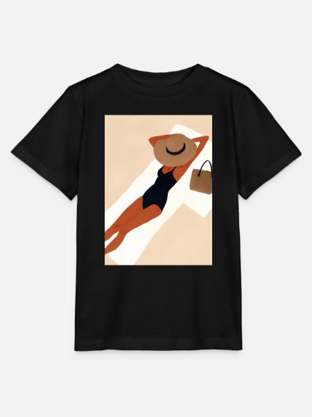 Frauen Sommerhut Bikini - Stanley/Stella Kinder T-Shirt MINI CREATOR - Schwarz