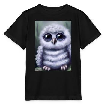 Baby-Kauz - Stanley/Stella Kinder T-Shirt MINI CREATOR  - Schwarz - Vorne - Mikhail (115cm)