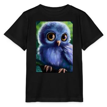 Baby-Kauz - Stanley/Stella Kinder T-Shirt MINI CREATOR  - Schwarz - Vorne - Mikhail (115cm)