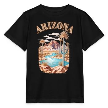 ARIZONA desert - Stanley/Stella MINI CREATOR Kids’ T-Shirt - black - Front - Mikhail (115cm)