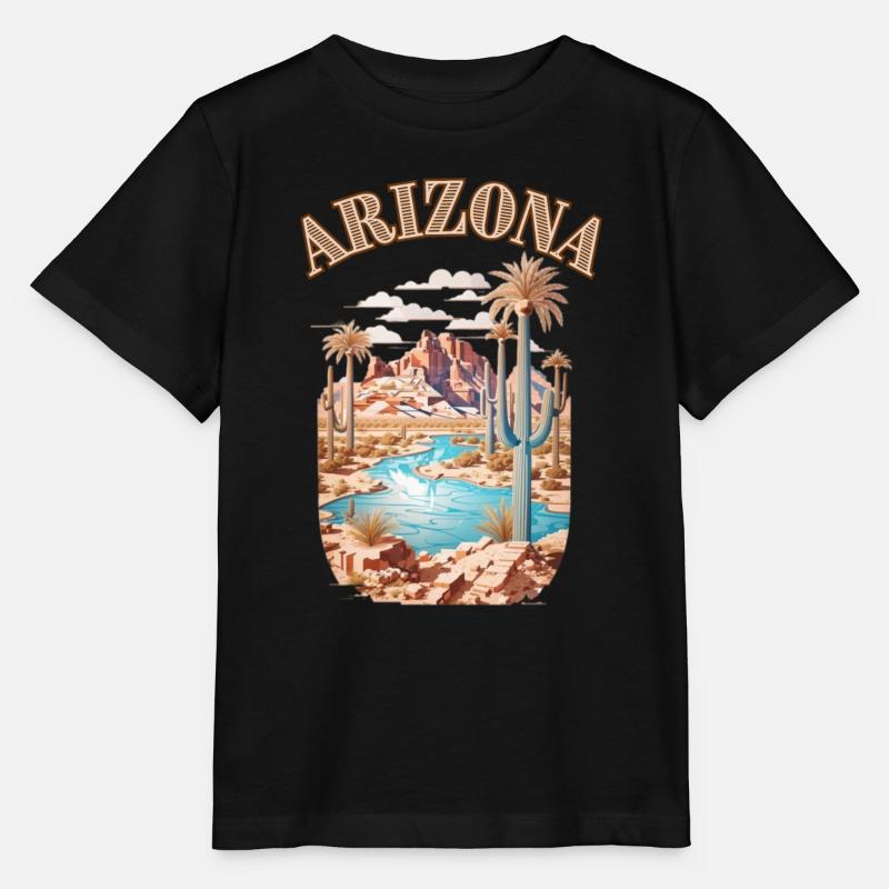 ARIZONA desert - T-shirt bio MINI CREATOR Stanley/Stella Enfant - noir
