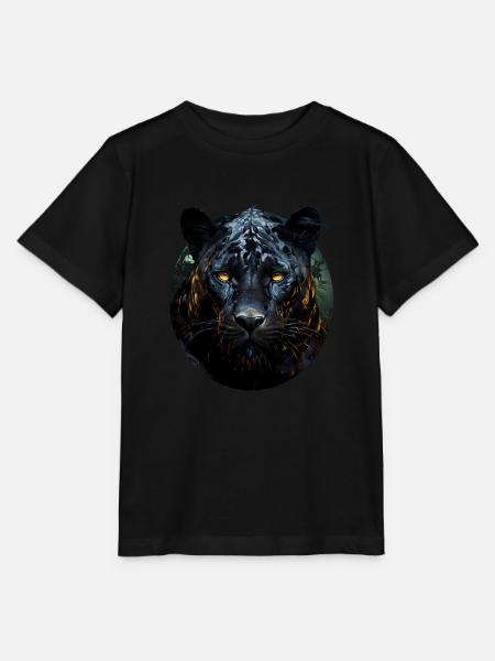Panther - Stanley/Stella Kinder T-Shirt MINI CREATOR - Schwarz