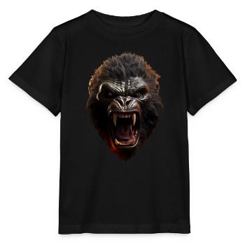 Gorilla - Stanley/Stella MINI CREATOR Kids’ T-Shirt - black - Front - Mikhail (115cm)