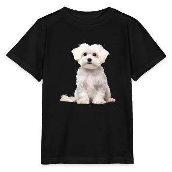 Maltais - T-shirt bio MINI CREATOR Stanley/Stella Enfant - noir - Devant - Mikhail (115cm)