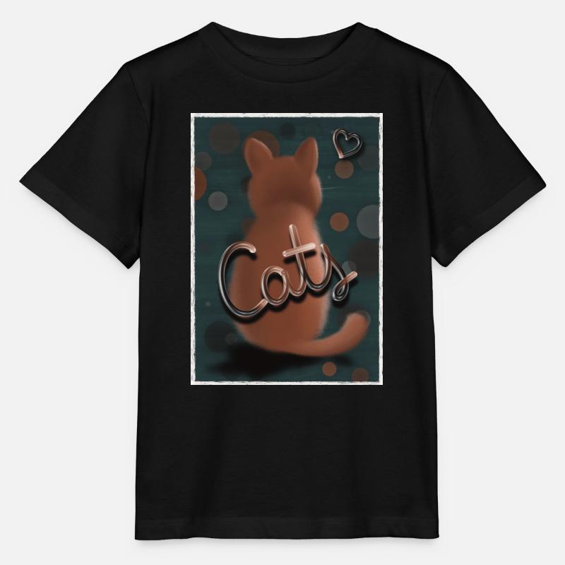 Catlover - T-shirt bio MINI CREATOR Stanley/Stella Enfant - noir