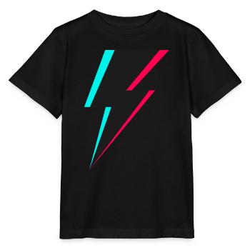 Logo de l’éclair - T-shirt bio MINI CREATOR Stanley/Stella Enfant - noir - Devant - Mikhail (115cm)