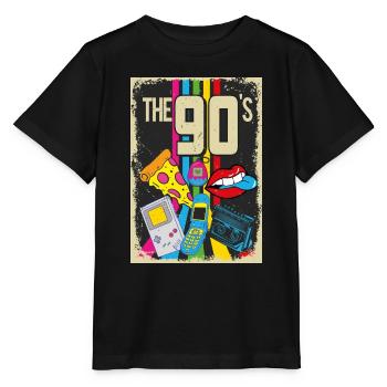 Die 90er - Stanley/Stella Kinder T-Shirt MINI CREATOR  - Schwarz - Vorne - Mikhail (115cm)
