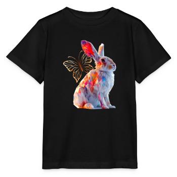Lièvres - T-shirt bio MINI CREATOR Stanley/Stella Enfant - noir - Devant - Mikhail (115cm)