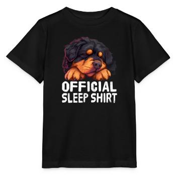 Offizielles Schlafshirt Tibetischer Mastiff - Stanley/Stella Kinder T-Shirt MINI CREATOR  - Schwarz - Vorne - Mikhail (115cm)