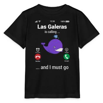 Las Galeras - République dominicaine - Santo Doming - T-shirt bio MINI CREATOR Stanley/Stella Enfant - noir - Devant - Mikhail (115cm)