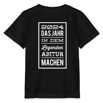 Abi Abitur - Stanley/Stella Kinder T-Shirt MINI CREATOR  - Schwarz - Vorne - Mikhail (115cm)