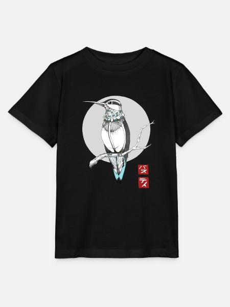 Eisvogel - Stanley/Stella Kinder T-Shirt MINI CREATOR - Schwarz