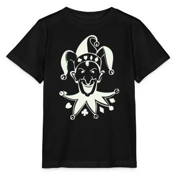 bad joker - Stanley/Stella Kinder T-Shirt MINI CREATOR  - Schwarz - Vorne - Mikhail (115cm)