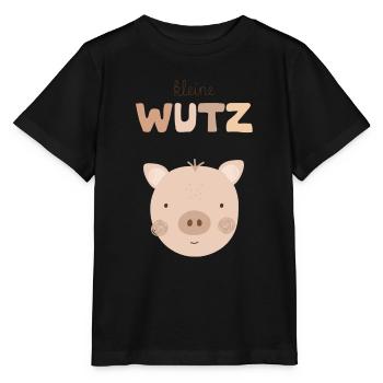 Petit Cochon beige - T-shirt bio MINI CREATOR Stanley/Stella Enfant - noir - Devant - Mikhail (115cm)
