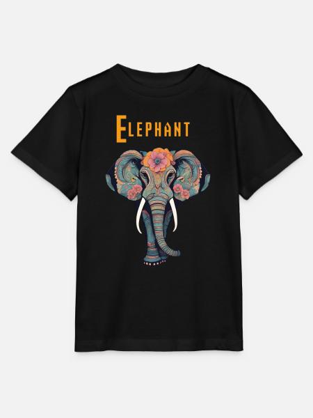 Elephant - Stanley/Stella Kinder T-Shirt MINI CREATOR  - Schwarz