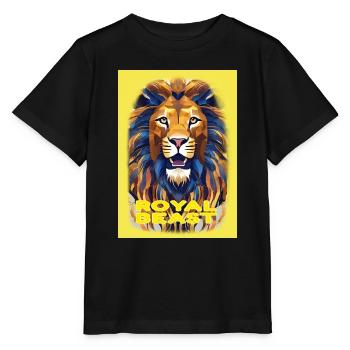 KÖNIGLICHES BIEST - Stanley/Stella Kinder T-Shirt MINI CREATOR  - Schwarz - Vorne - Mikhail (115cm)