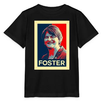 Arlene Foster Rétro politique irlandaise - T-shirt bio MINI CREATOR Stanley/Stella Enfant - noir - Devant - Mikhail (115cm)