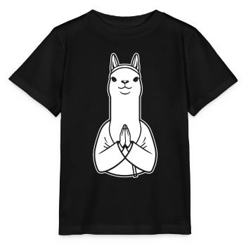 Christian Christianity Lama - Stanley/Stella MINI CREATOR Kids’ T-Shirt - black - Front - Mikhail (115cm)