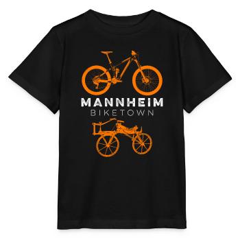 BIKETOWN MANNHEIM - Stanley/Stella MINI CREATOR Kids’ T-Shirt - black - Front - Mikhail (115cm)