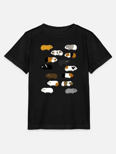 14 Meerschweinchen - Stanley/Stella Kinder T-Shirt MINI CREATOR - Schwarz