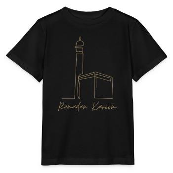Ramadan Kareem/motif islamique - T-shirt bio MINI CREATOR Stanley/Stella Enfant - noir - Devant - Mikhail (115cm)
