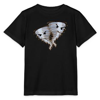 Tornado - Stanley/Stella Kinder T-Shirt MINI CREATOR  - Schwarz - Vorne - Mikhail (115cm)