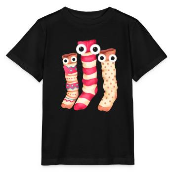 Chaussettes, Chaussette Famille, Famille, Trio - T-shirt bio MINI CREATOR Stanley/Stella Enfant - noir - Devant - Mikhail (115cm)