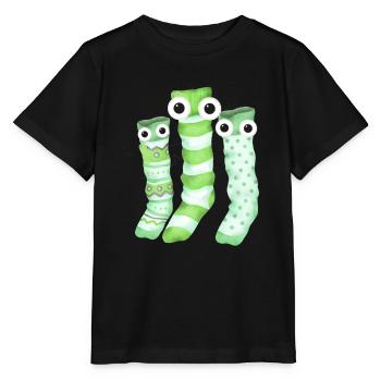 Chaussettes, Chaussette Famille, Famille, Trio - T-shirt bio MINI CREATOR Stanley/Stella Enfant - noir - Devant - Mikhail (115cm)